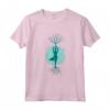 Donna che fa una Posa Yoga con Albero della Vita - Maglietta Yoga per Yogi e Yogini - Design Unico per la Meditazione