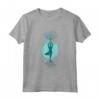 Donna che fa una Posa Yoga con Albero della Vita - Maglietta Yoga per Yogi e Yogini - Design Unico per la Meditazione