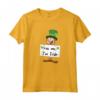 Carino Kiss Me Im Irish Lucky St Patricks Giorno - T-shirt Verde Festosa per Adulti e Bambini - Design Leprechaun per Celebrare San Patrizio