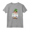 Carino Kiss Me Im Irish Lucky St Patricks Giorno - T-shirt Verde Festosa per Adulti e Bambini - Design Leprechaun per Celebrare San Patrizio