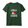 Italia Sta con Ucraina - Ucraina Bandiera Italiana Tees Maglietta per Mostrare Solidarietà - Ideale per Regalare a Papà, Mamma, Nonno o Nonna