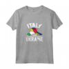Italia Sta con Ucraina - Ucraina Bandiera Italiana Tees Maglietta per Mostrare Solidarietà - Ideale per Regalare a Papà, Mamma, Nonno o Nonna