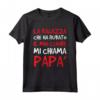Scritte Divertenti - La Ragazza Che Ha Rubato il Mio Cuore Mi Chiama Papà - Maglietta Divertente per la Festa del Papà - Marca HapTiger