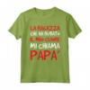 Scritte Divertenti - La Ragazza Che Ha Rubato il Mio Cuore Mi Chiama Papà - Maglietta Divertente per la Festa del Papà - Marca HapTiger