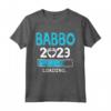 Babbo 2023 Loading Divertente Futuro Papa Padre Maglietta - Ideale per i Nuovi Papà del 2023 - Regalo Originale per Aspettanti Padri