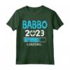 Babbo 2023 Loading Divertente Futuro Papa Padre Maglietta - Ideale per i Nuovi Papà del 2023 - Regalo Originale per Aspettanti Padri