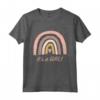It's a Girl Rainbow - Annuncio per la Gravidanza Maglietta - Regalo per Futura Mamma e Nascita Figlia