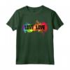 Love is Love Shirt - Rainbow Splatter LGBT Pride Tee - Inspirational LGBTQ Gay Pride Maglietta - Support Love and Acceptance