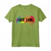 Love is Love Shirt - Rainbow Splatter LGBT Pride Tee - Inspirational LGBTQ Gay Pride Maglietta - Support Love and Acceptance