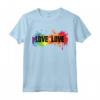 Love is Love Shirt - Rainbow Splatter LGBT Pride Tee - Inspirational LGBTQ Gay Pride Maglietta - Support Love and Acceptance