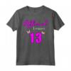 Official Teenager 13 - Maglietta Compleanno Ragazze per 13° Compleanno - Ideale Regalo per Adolescente