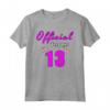 Official Teenager 13 - Maglietta Compleanno Ragazze per 13° Compleanno - Ideale Regalo per Adolescente