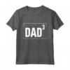 Papà di Tre Figli - Detti Festa del Papà Maglietta - Ideale per Compleanno - Cool Papa di Tre Design