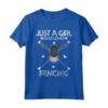 Scherma Sport Lover Donne - Maglietta Just A Girl Who Loves Fencing - Regalo Vintage per la Festa della Mamma o Natale