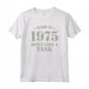 Made in 1975 Built Like A Tank - Maglietta Militare Vintage per Compleanno - Ideale per Palestra e Allenamento