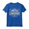 Lorenzo | Ecco Come Appare Il Miglior Lorenzo Del Mondo Maglietta - Regalo Personalizzato per Natale e Compleanno