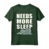 Needs more sleep - Design Elefante Maglietta - Regalo Divertente per Chi Ama Dormire - Leggera e Comoda