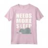 Needs more sleep - Design Elefante Maglietta - Regalo Divertente per Chi Ama Dormire - Leggera e Comoda