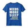 Needs more sleep - Design Elefante Maglietta - Regalo Divertente per Chi Ama Dormire - Leggera e Comoda