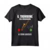 Trombone Sta Chiamando - Divertente Regalo Maglietta per Trombonisti Jazz - Ideale per Compleanno o Natale