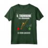 Trombone Sta Chiamando - Divertente Regalo Maglietta per Trombonisti Jazz - Ideale per Compleanno o Natale
