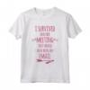 I Survived Another Meeting - T Shirt Sarcastico con Citazione Divertente - Regalo per Ufficio, Compleanno o Natale