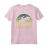 Papasaurus 3 Bambini - Maglietta Vintage Retro Sunset per il Papà Dinosaur Lover - Ideale per la Festa del Papà