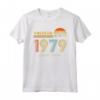 Born In 1979 - Regalo Vintage 41 Anni Compleanno Uomo Donna Maglietta - Ideale per Figli, Figlie, Fratelli, Sorelle, Zii o Amici