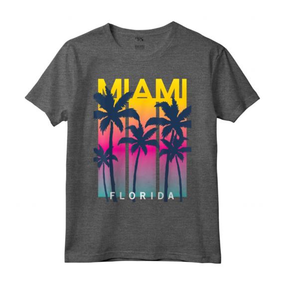 Colorful Miami Florida Graphic Design Tees - I Love Miami Vintage Retro Beach T-shirt for Men, Women, and Kids - Miami Summer Vibes Shirt for a Stylish Look