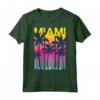 Colorful Miami Florida Graphic Design Tees - I Love Miami Vintage Retro Beach T-shirt for Men, Women, and Kids - Miami Summer Vibes Shirt for a Stylish Look
