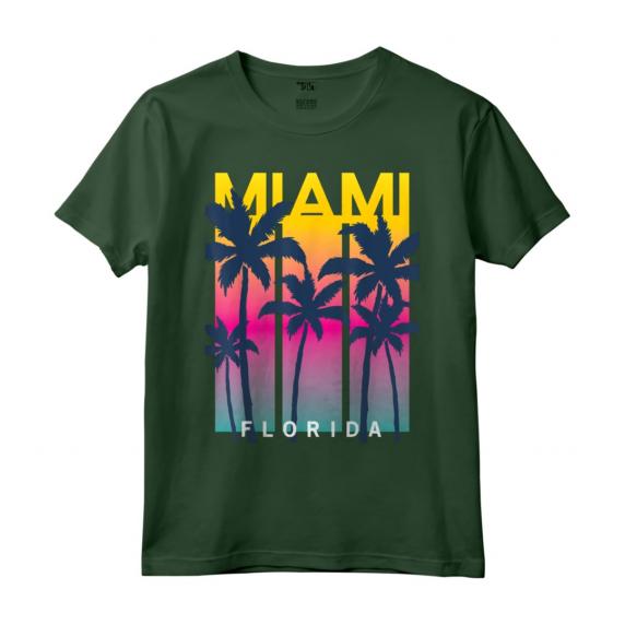 Colorful Miami Florida Graphic Design Tees - I Love Miami Vintage Retro Beach T-shirt for Men, Women, and Kids - Miami Summer Vibes Shirt for a Stylish Look