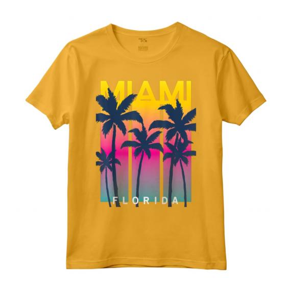 Colorful Miami Florida Graphic Design Tees - I Love Miami Vintage Retro Beach T-shirt for Men, Women, and Kids - Miami Summer Vibes Shirt for a Stylish Look