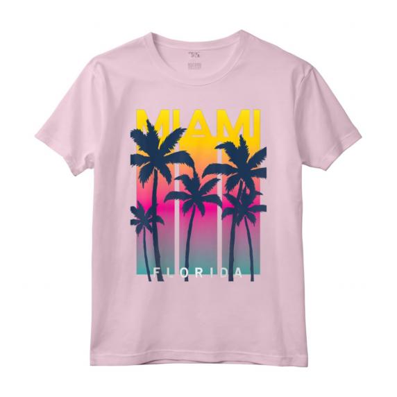 Colorful Miami Florida Graphic Design Tees - I Love Miami Vintage Retro Beach T-shirt for Men, Women, and Kids - Miami Summer Vibes Shirt for a Stylish Look