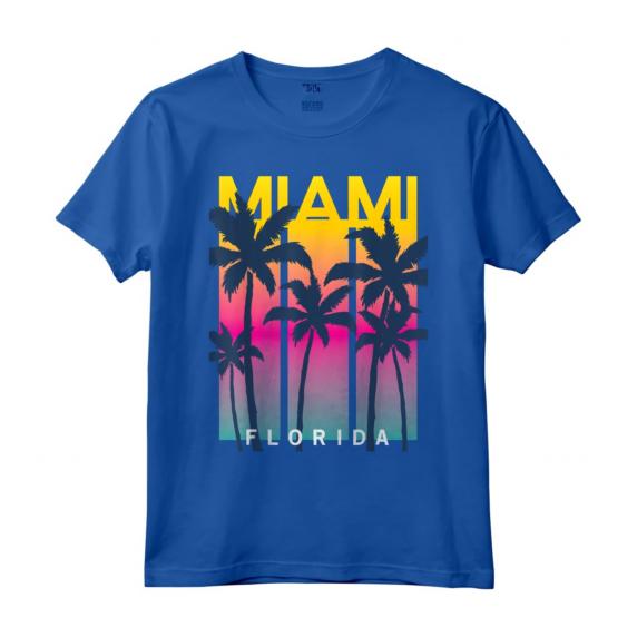 Colorful Miami Florida Graphic Design Tees - I Love Miami Vintage Retro Beach T-shirt for Men, Women, and Kids - Miami Summer Vibes Shirt for a Stylish Look