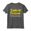 Sono In Pensione Fattelo Da Solo - Maglietta Divertente per Pensionati - Ideale come Regalo per la Pensione (Marca HapTiger)