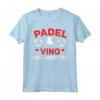 Padelista Padel E Vino - Maglietta per Giocatori di Padel Tennis - Regalo Divertente per Uomini, Donne e Ragazzi