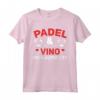 Padelista Padel E Vino - Maglietta per Giocatori di Padel Tennis - Regalo Divertente per Uomini, Donne e Ragazzi