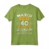 Marzo 1983 - 40 anni Regali di Compleanno Vintage Maglietta - Design Limited Edition per Uomo e Donna