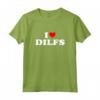 Funny I Love DILFs Red Heart Cool Maglietta - Perfect DILF Gift for Friends and Family - Buy Now!