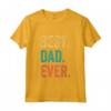 Best Dad Ever - Maglietta Vintage Retro per la Festa del Papà - Regalo retrò per il tuo papà