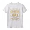 Settembre 1983 Vintage - Maglia 41 Compleanno Anni Uomo Donna - Regalo Compleanno 41 Anni Edizione Limitata