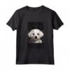 Donna Maltese Personale Stalker Divertente Cane Maltese Mamma Maglia con Maniche Raglan - Regalo Carino per Appassionate di Cani Maltesi