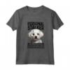Donna Maltese Personale Stalker Divertente Cane Maltese Mamma Maglia con Maniche Raglan - Regalo Carino per Appassionate di Cani Maltesi