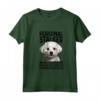 Donna Maltese Personale Stalker Divertente Cane Maltese Mamma Maglia con Maniche Raglan - Regalo Carino per Appassionate di Cani Maltesi