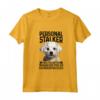 Donna Maltese Personale Stalker Divertente Cane Maltese Mamma Maglia con Maniche Raglan - Regalo Carino per Appassionate di Cani Maltesi