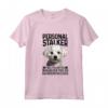 Donna Maltese Personale Stalker Divertente Cane Maltese Mamma Maglia con Maniche Raglan - Regalo Carino per Appassionate di Cani Maltesi