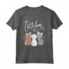 Cat Mom Design per Gatti - Maglietta per Mamme di Gatti - Ideale come Regalo per Amanti degli Animali