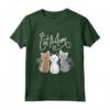 Cat Mom Design per Gatti - Maglietta per Mamme di Gatti - Ideale come Regalo per Amanti degli Animali
