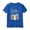 Cat Mom Design per Gatti - Maglietta per Mamme di Gatti - Ideale come Regalo per Amanti degli Animali