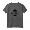 CAPPELLO POIROT MONOCLE - Stylish Detective Novel Fans T-shirt - Buy Online Now